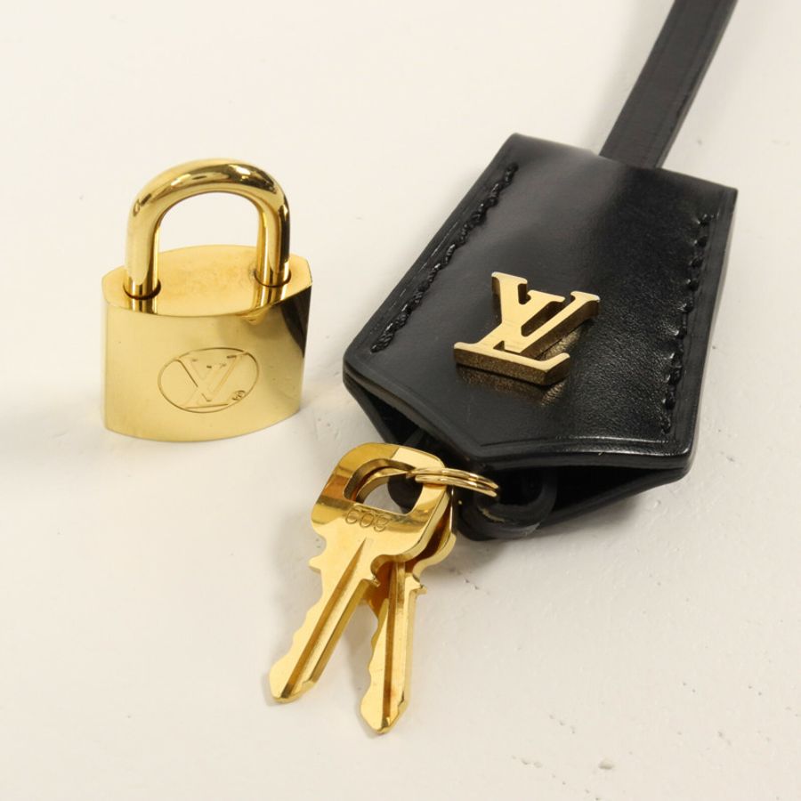 LOUIS VUITTON Monogram Reverse Vanity PM鏈帶手挽肩背兩用袋棕色-7