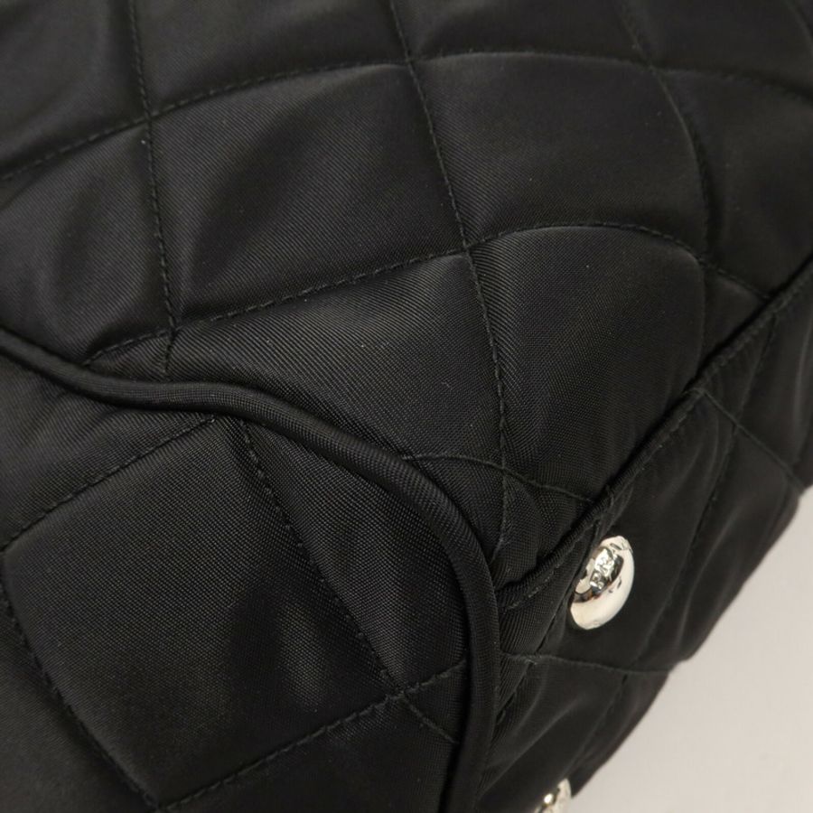 PRADA 尼龍Quilted Tessuto鏈帶肩背袋-11