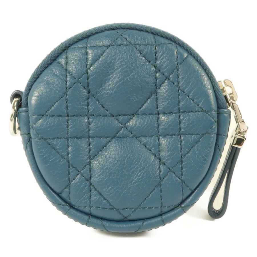 Dior 牛皮皮革Caro Round Coin Purse零錢包-1