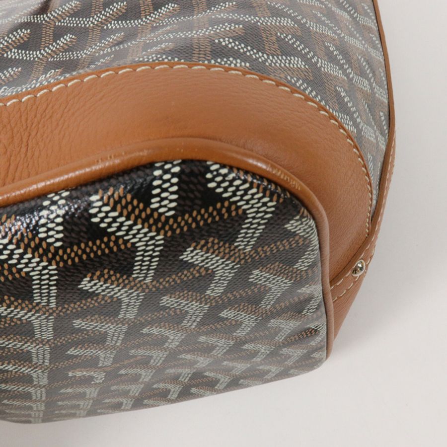 GOYARD 塗層帆布Petit Flot Bucket PM肩背袋-8