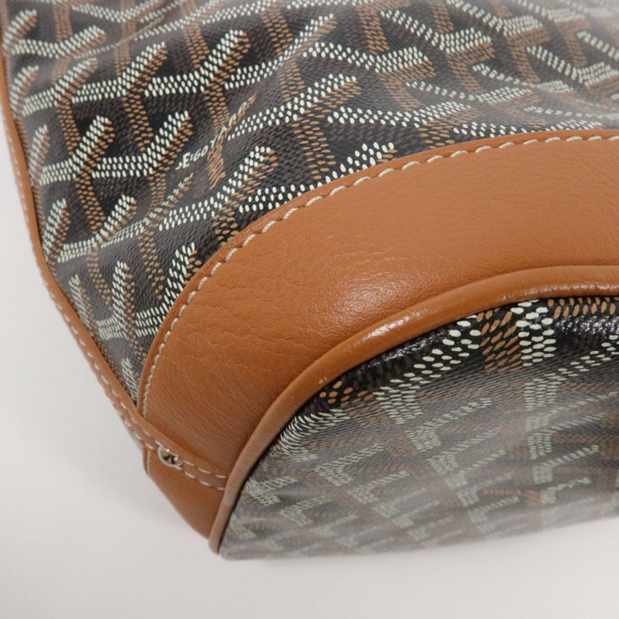 GOYARD 塗層帆布Petit Flot Bucket PM肩背袋-9