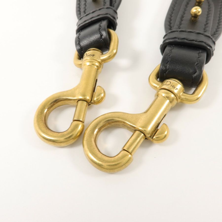 Dior 牛皮皮革/帆布Adjustable Shoulder Strap肩帶-4