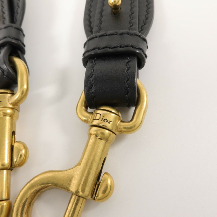 Dior 牛皮皮革/帆布Adjustable Shoulder Strap肩帶-5