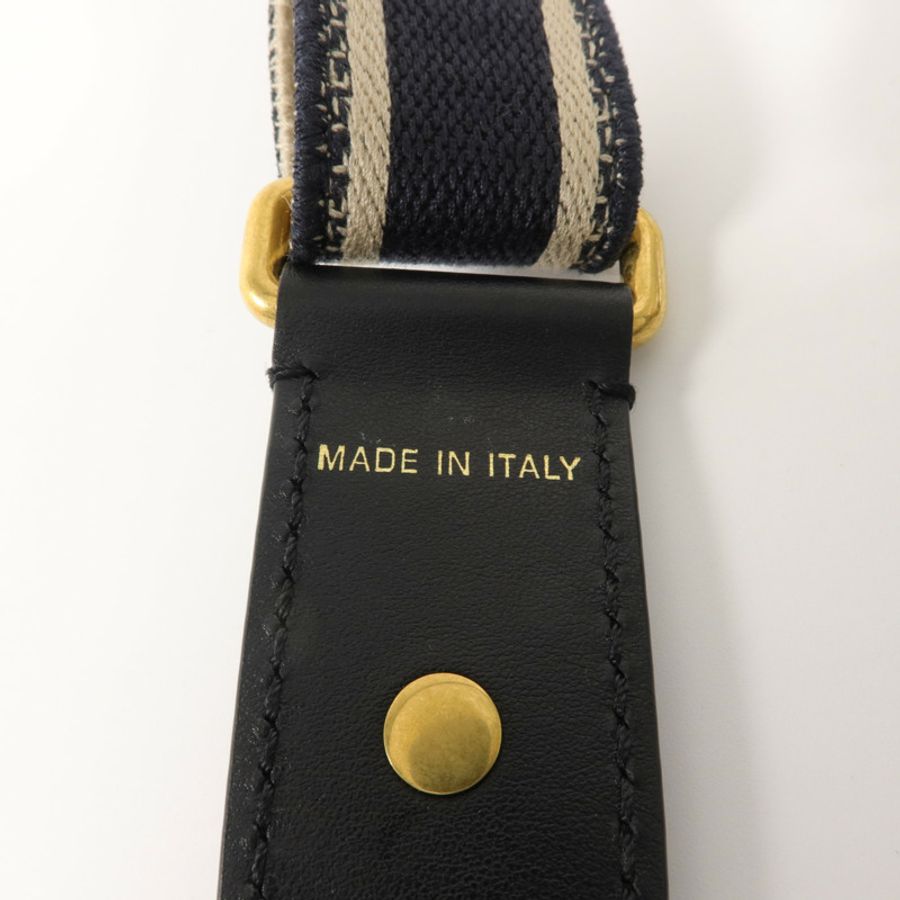 Dior 牛皮皮革/帆布Adjustable Shoulder Strap肩帶-6
