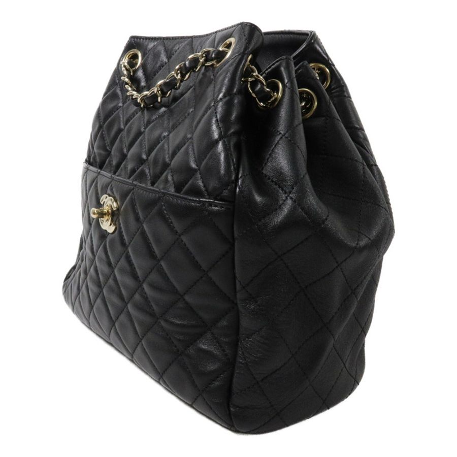 CHANEL 羊皮皮革Chain Shoulder鏈帶肩背袋-2