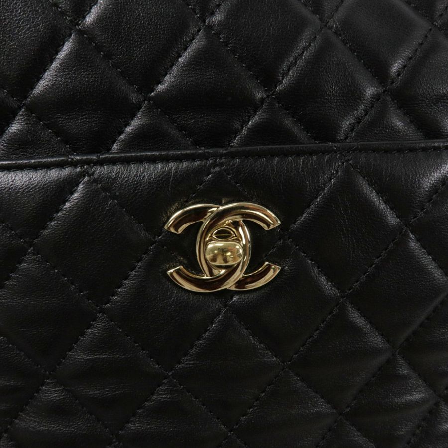 CHANEL 羊皮皮革Chain Shoulder鏈帶肩背袋-6