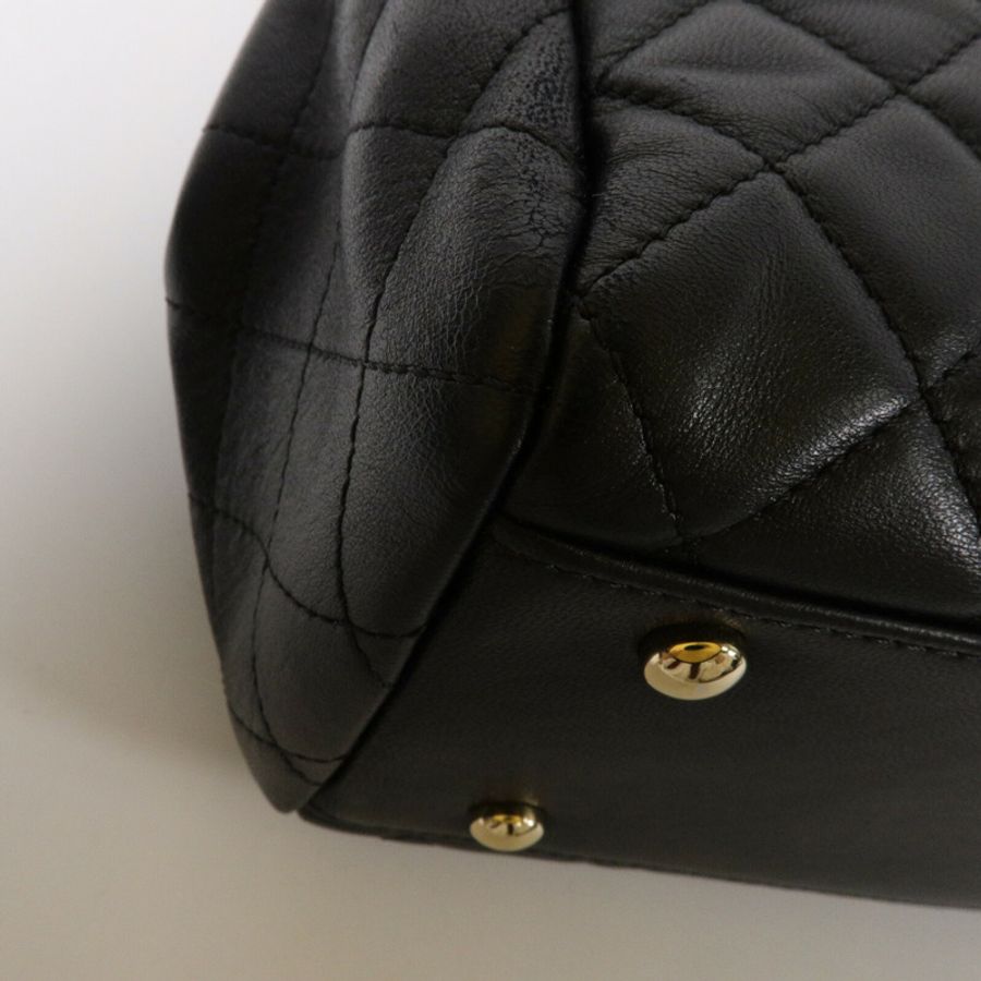 CHANEL 羊皮皮革Chain Shoulder鏈帶肩背袋-9