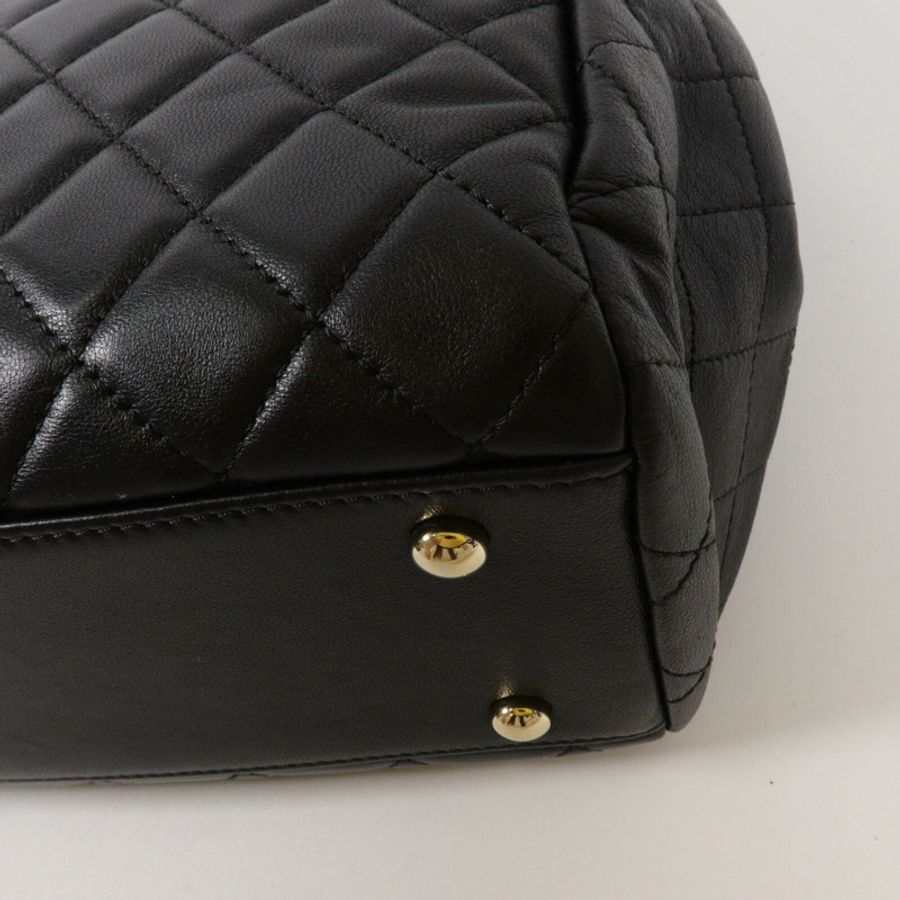 CHANEL 羊皮皮革Chain Shoulder鏈帶肩背袋-10