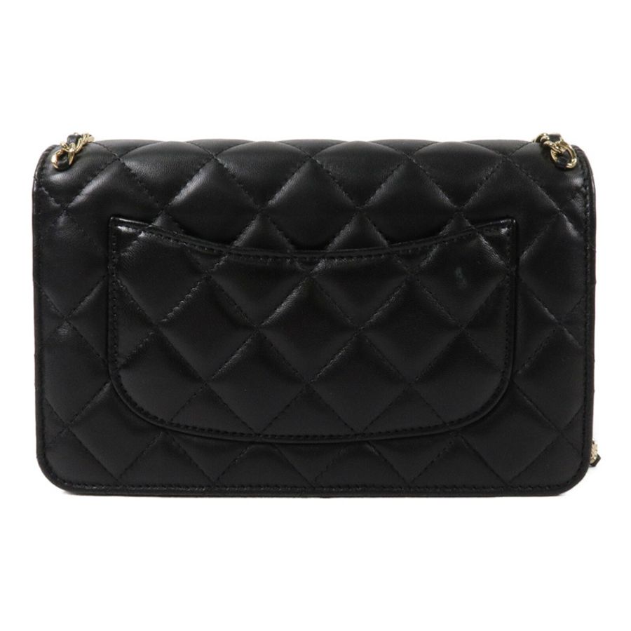 CHANEL 羊皮皮革WOC Wallet On Chain鏈帶肩背袋-1