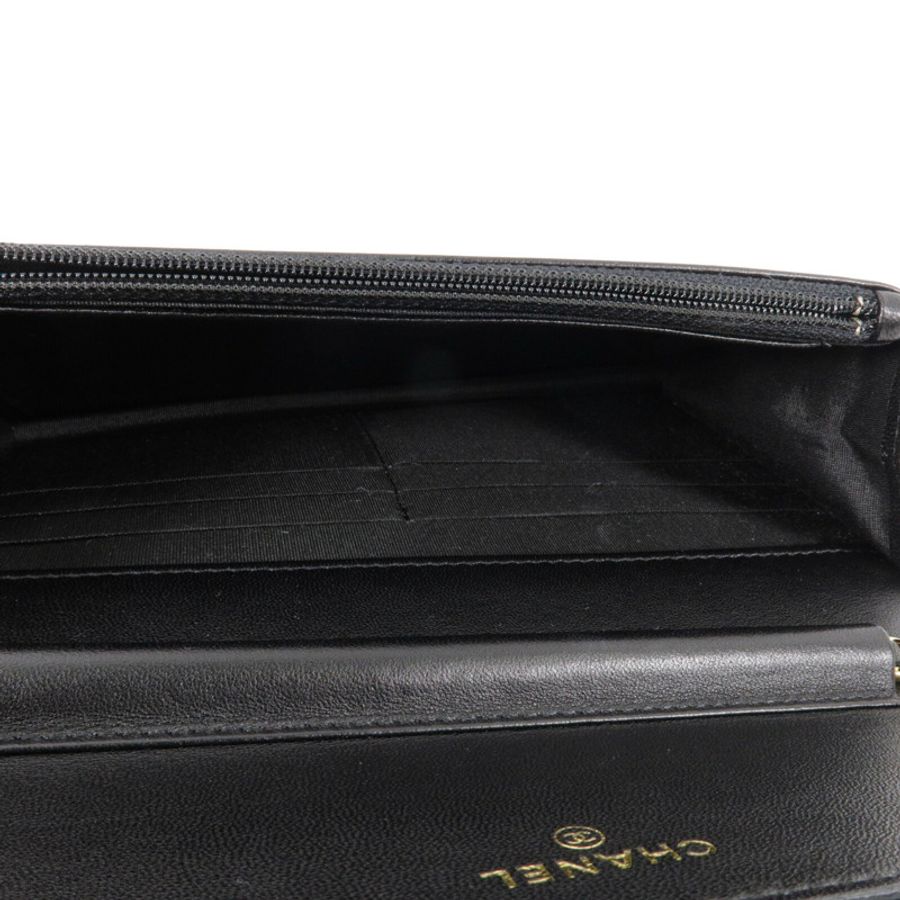 CHANEL 羊皮皮革WOC Wallet On Chain鏈帶肩背袋-4