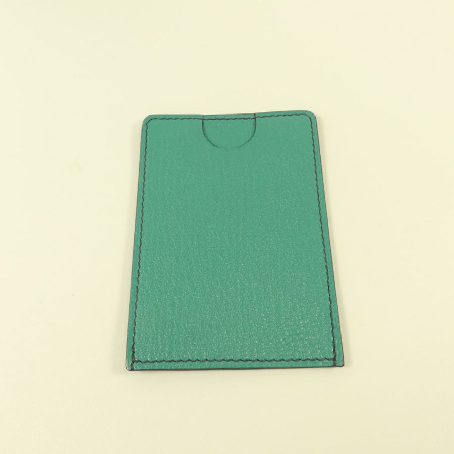 HERMES Chevre皮革In The Loop To Go GM電話肩背袋Vert Verone-9