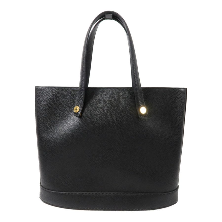 HERMES Fjord皮革Sorbonne Tote手挽袋Noir-1