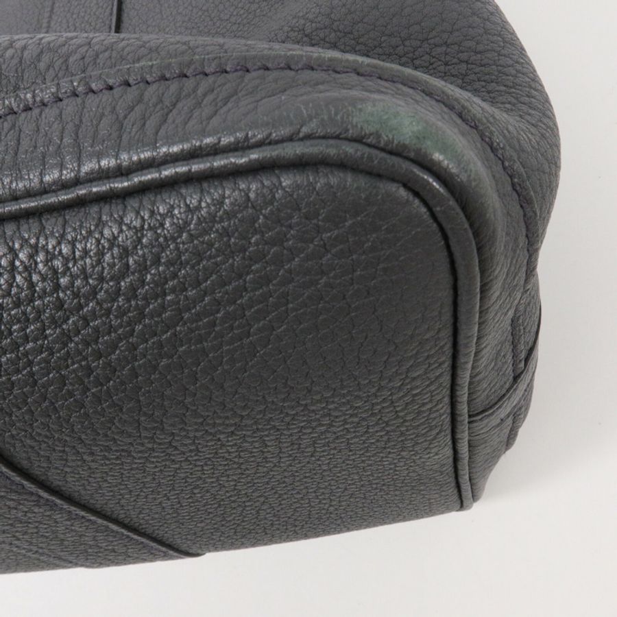 HERMES Negonda皮革Garden Party PM手挽袋Graphite-11