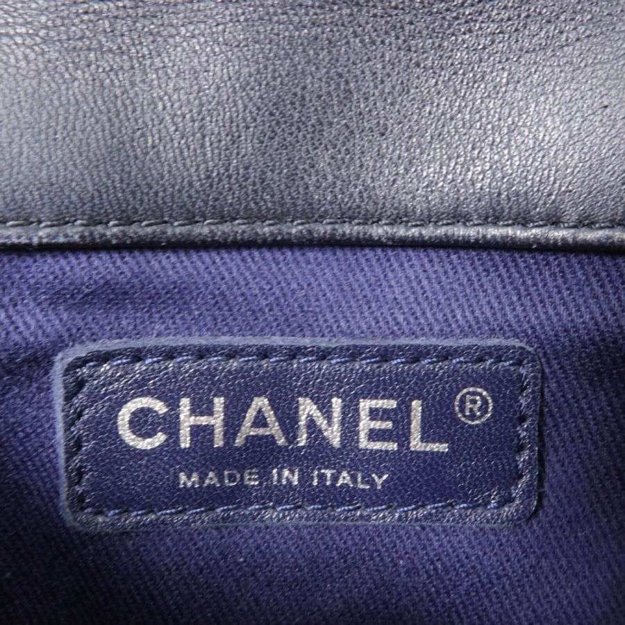 CHANEL 牛皮皮革Chain Shoulder鏈帶肩背袋-5
