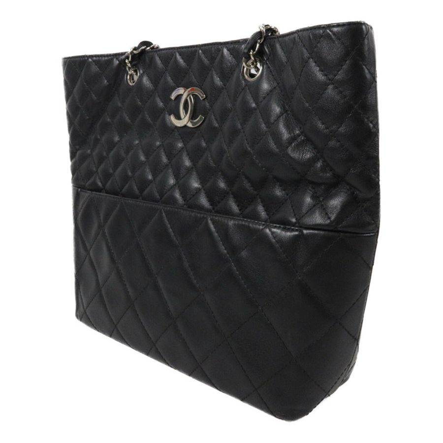 CHANEL 牛皮皮革Tote Bag鏈帶肩背袋-2