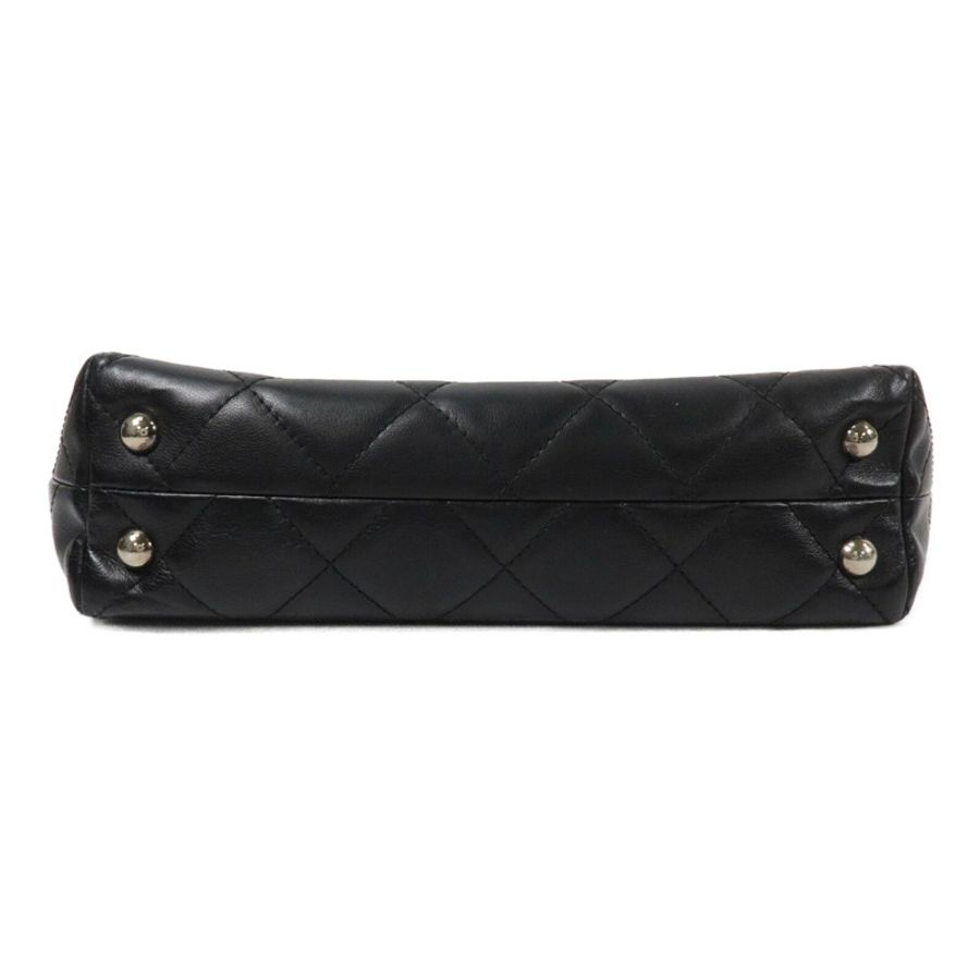 CHANEL 牛皮皮革Tote Bag鏈帶肩背袋-3