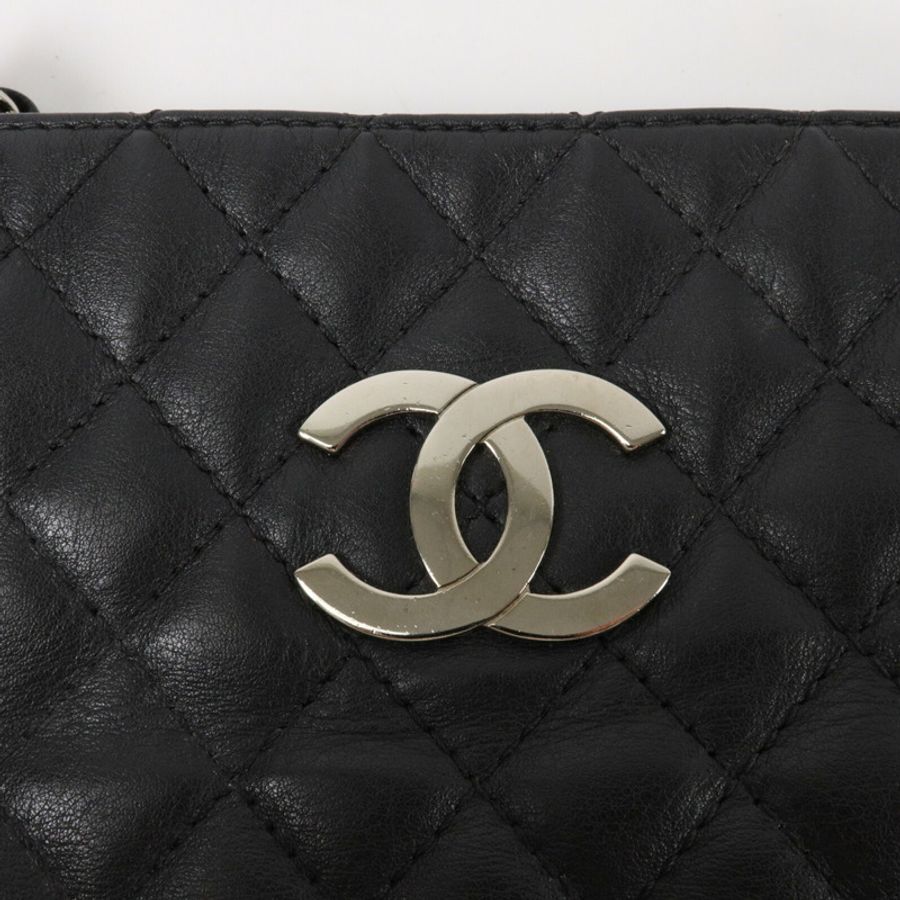 CHANEL 牛皮皮革Tote Bag鏈帶肩背袋-8