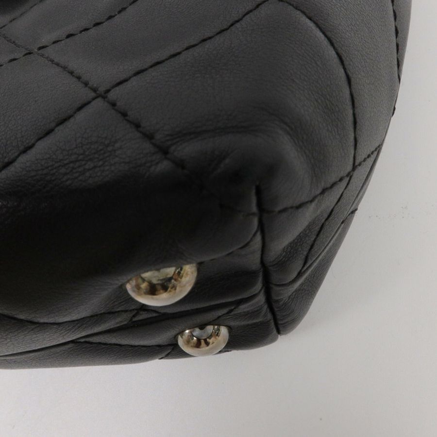 CHANEL 牛皮皮革Tote Bag鏈帶肩背袋-12