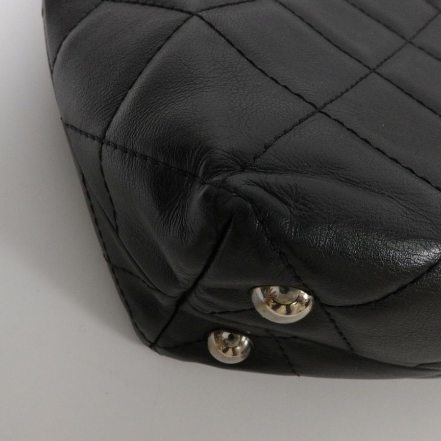 CHANEL 牛皮皮革Tote Bag鏈帶肩背袋-13