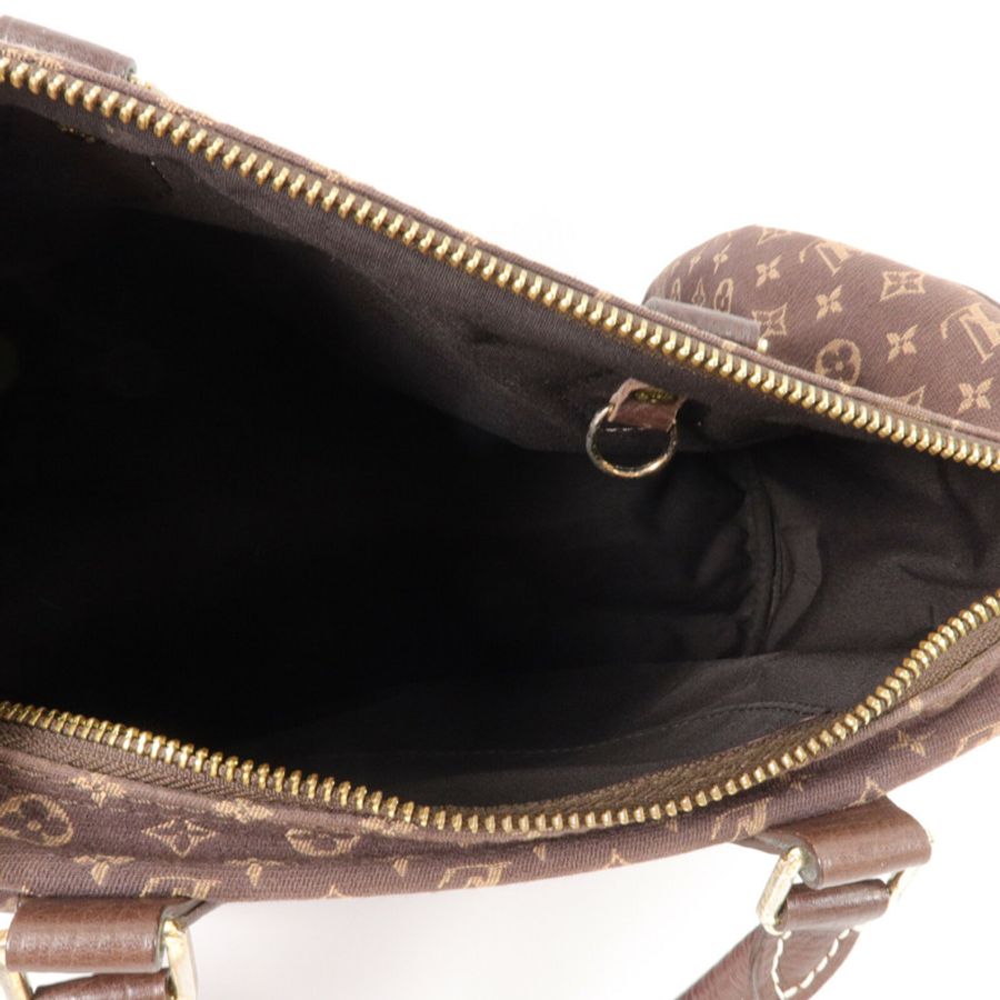 LOUIS VUITTON Monogram Mini Lin Speedy 30手挽袋-4