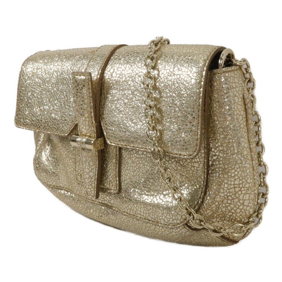 YVES SAINT LAURENT 牛皮皮革Shearling Flap Chain Shoulder Bag鏈帶肩背袋-2