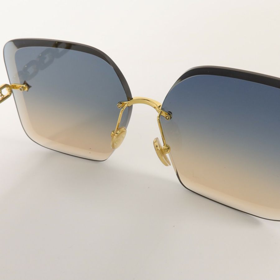 LOUIS VUITTON 金屬/PVC Jewel Square Sunglasses太陽眼鏡-10