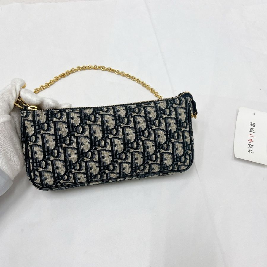莉亞精品♡ Dior 老花大麻將 二手-4