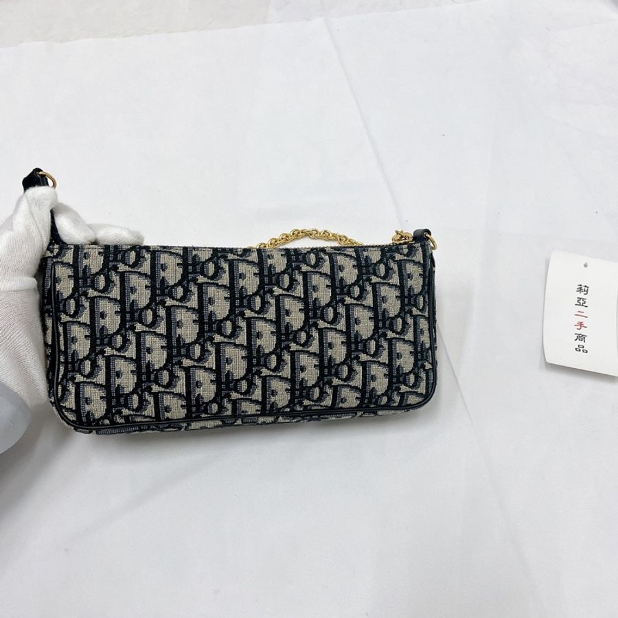 莉亞精品♡ Dior 老花大麻將 二手-5