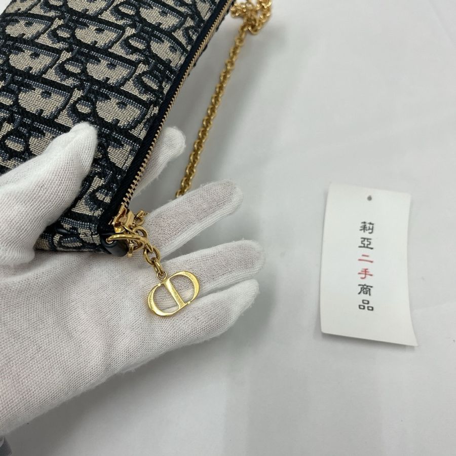 莉亞精品♡ Dior 老花大麻將 二手-10