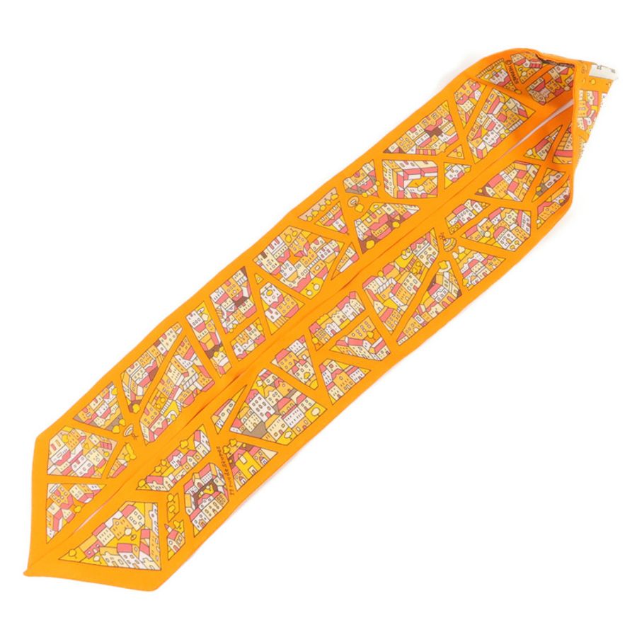 HERMES 絲質Twilly絲巾-2