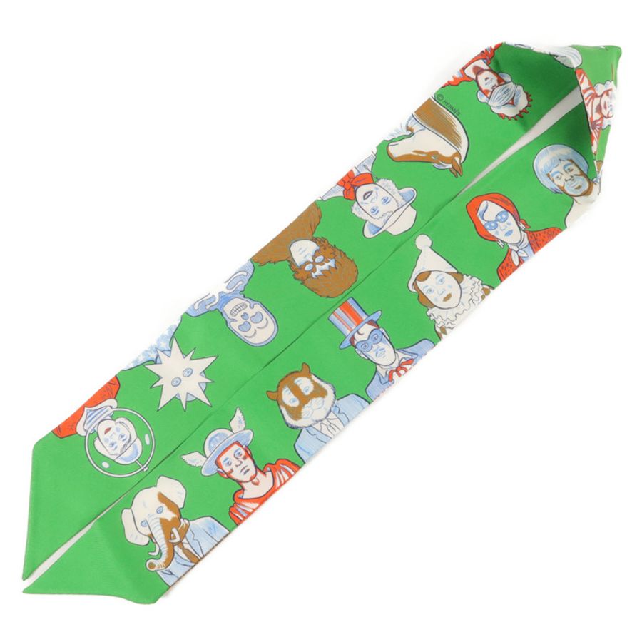HERMES 絲質Twilly絲巾-2