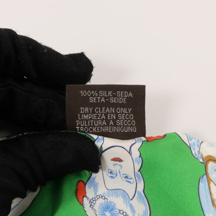 HERMES 絲質Twilly絲巾-7