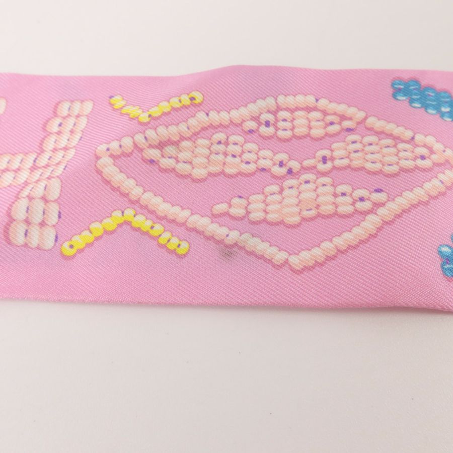 HERMES 絲質Twilly絲巾-8