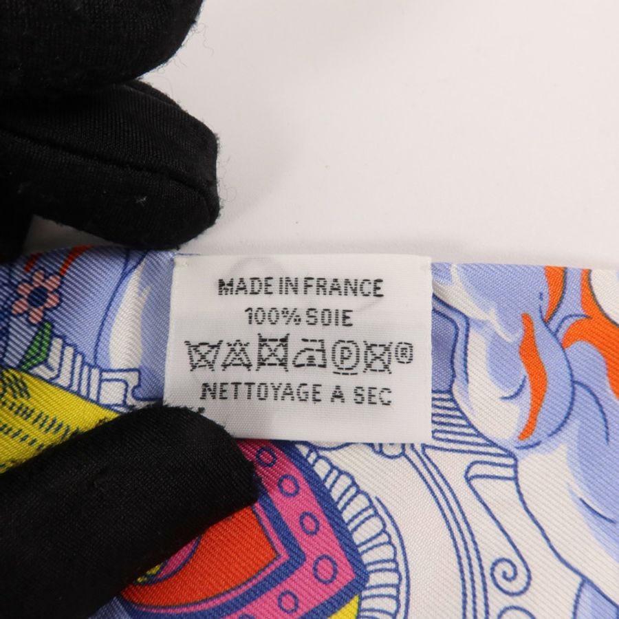 HERMES 絲質Twilly絲巾-6