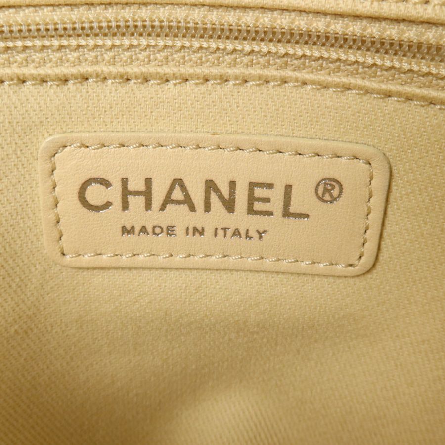 CHANEL 牛皮皮革Diamond Stitch Chain Shoulder鏈帶肩背袋-6