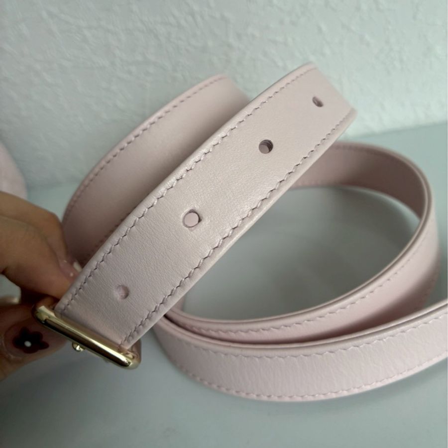 Dior 淡粉色5x4黛妃包🎀溫柔氣質-39