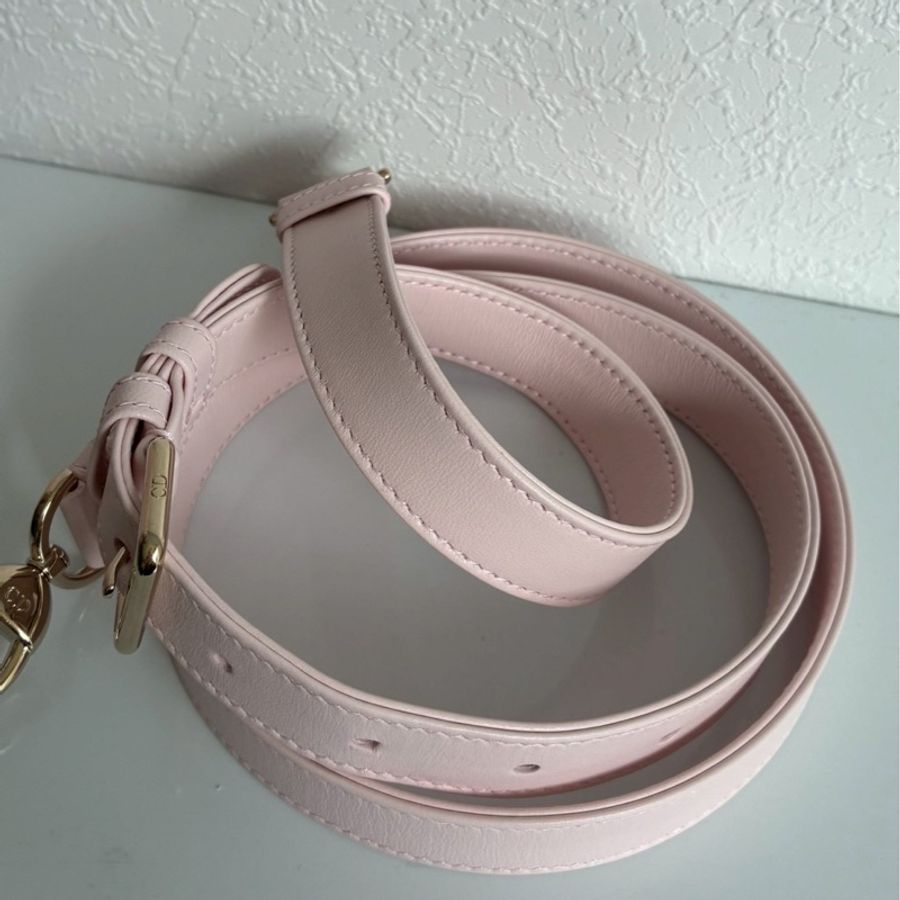 Dior 淡粉色5x4黛妃包🎀溫柔氣質-40