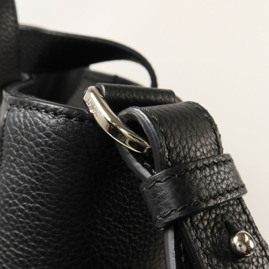 Dior 牛皮皮革Saddle Tote手挽肩背兩用袋-10