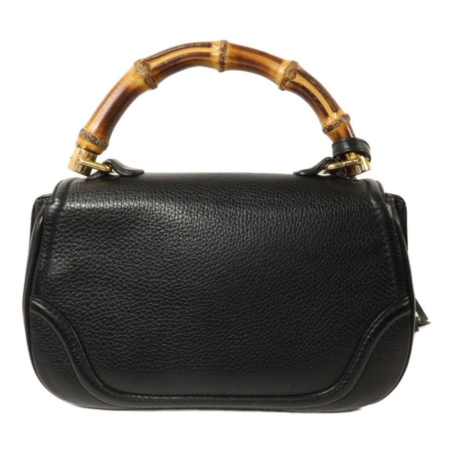 GUCCI 牛皮皮革New Bamboo Top Handle手挽肩背兩用袋-1