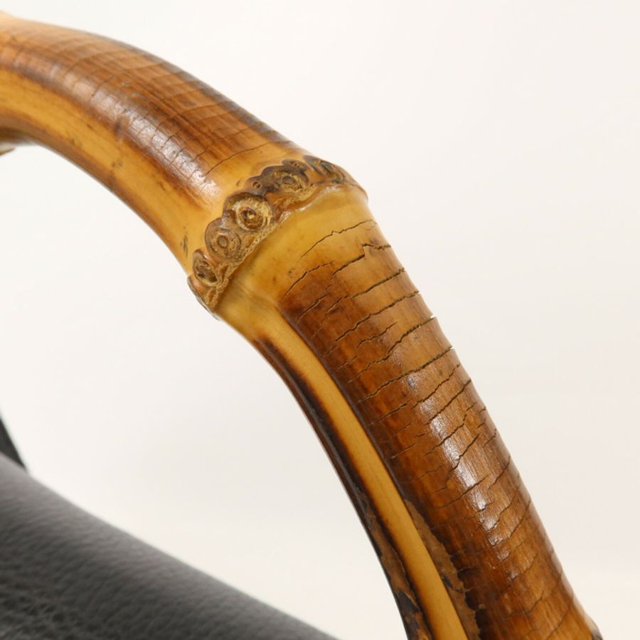 GUCCI 牛皮皮革New Bamboo Top Handle手挽肩背兩用袋-10
