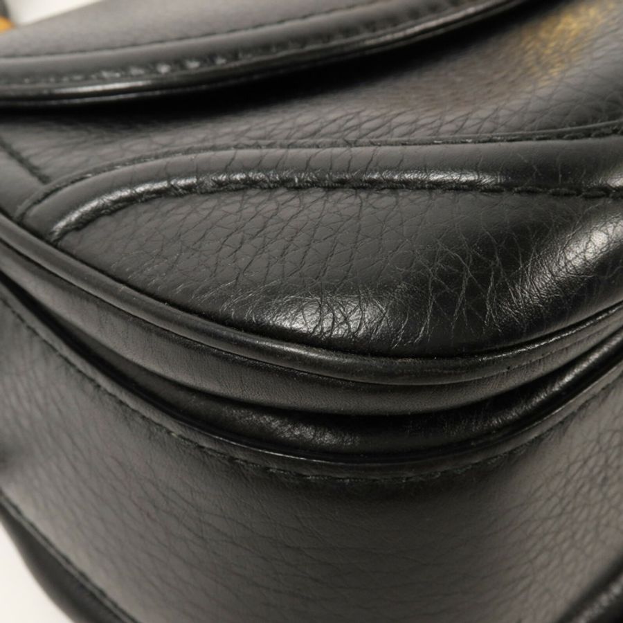 GUCCI 牛皮皮革New Bamboo Top Handle手挽肩背兩用袋-12
