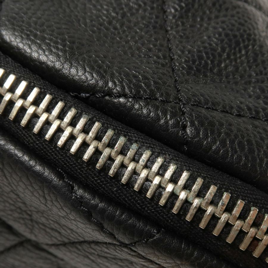 CHANEL 牛皮皮革Chain Shoulder鏈帶肩背袋-16