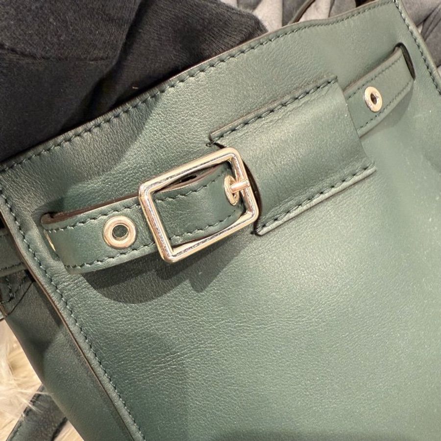 CELINE Big bag Nano Bucket 墨綠水桶包 肩背包-5