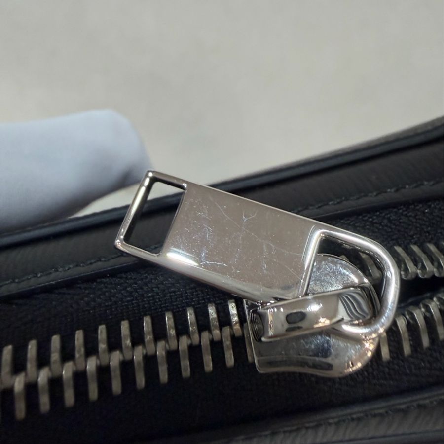 Dior 2DLCA-104XIS 黑皮邊 灰老花 多夾層卡夾 公事包 手拿包 MacBook-13