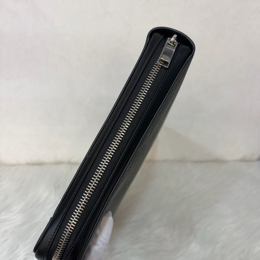 Dior 2DLCA-104XIS 黑皮邊 灰老花 多夾層卡夾 公事包 手拿包 MacBook-22