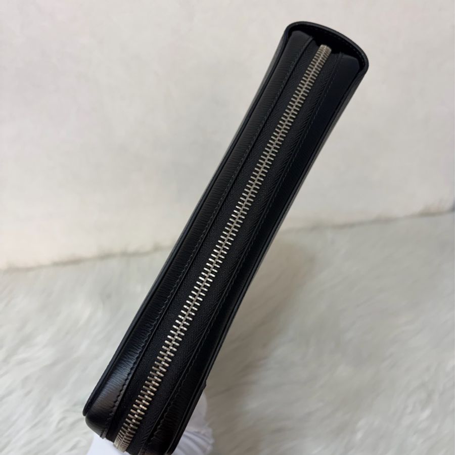 Dior 2DLCA-104XIS 黑皮邊 灰老花 多夾層卡夾 公事包 手拿包 MacBook-23