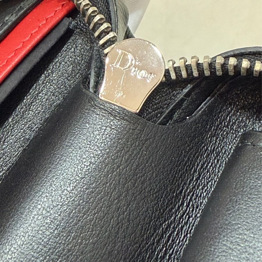Dior 2DLCA-104XIS 黑皮邊 灰老花 多夾層卡夾 公事包 手拿包 MacBook-29