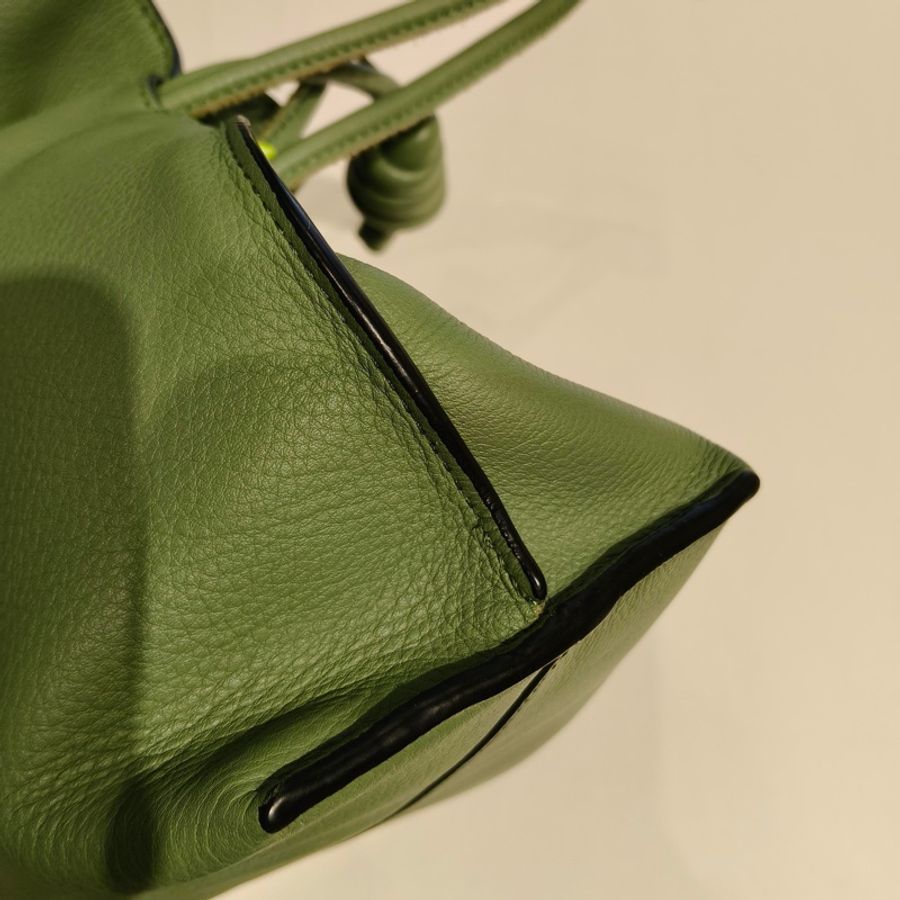 💚 Loewe 羅意威 Flamenco雲朵 牛油果綠福袋包 手提包肩背包斜挎包 底長30cm-5
