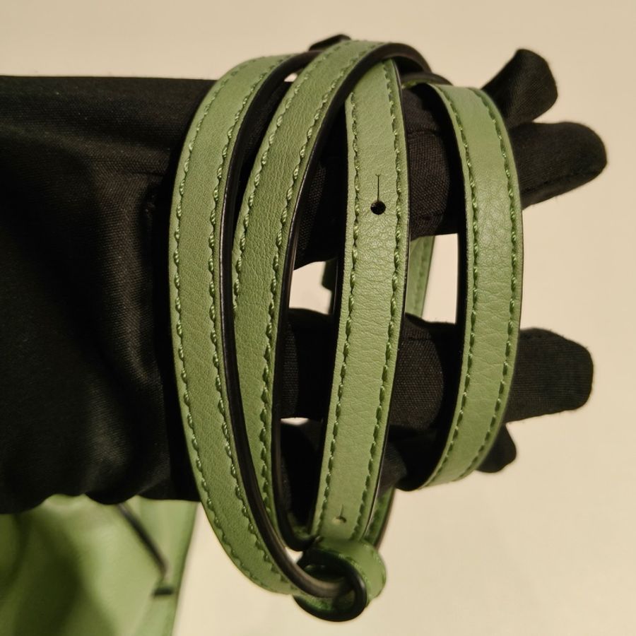 💚 Loewe 羅意威 Flamenco雲朵 牛油果綠福袋包 手提包肩背包斜挎包 底長30cm-9