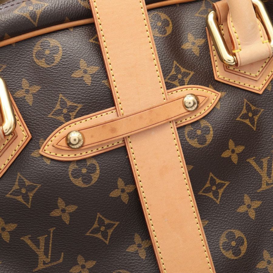 路易威登 Manhattan GM 手提包,塗層帆布和皮革,Monogram 圖案,女士,棕色,M40025-9